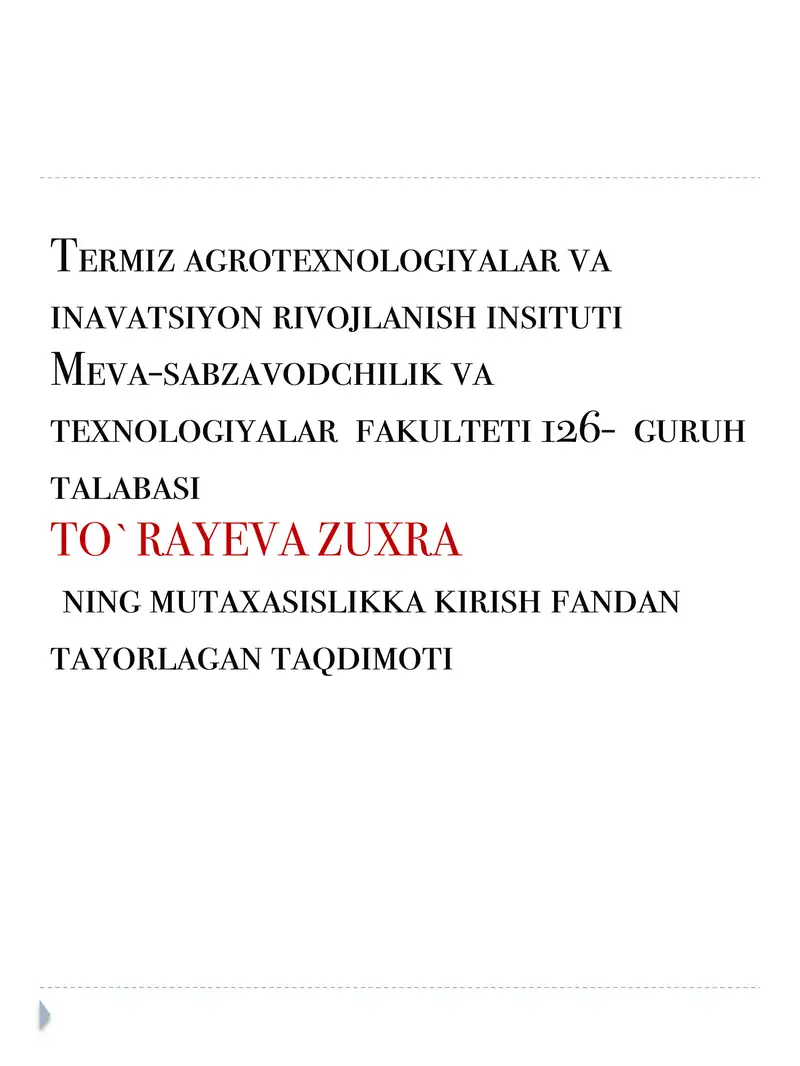 Qishloq xo‘jalik mahsulotlarini saqlash va dastlabki qayta ishlashning ahamiyati
