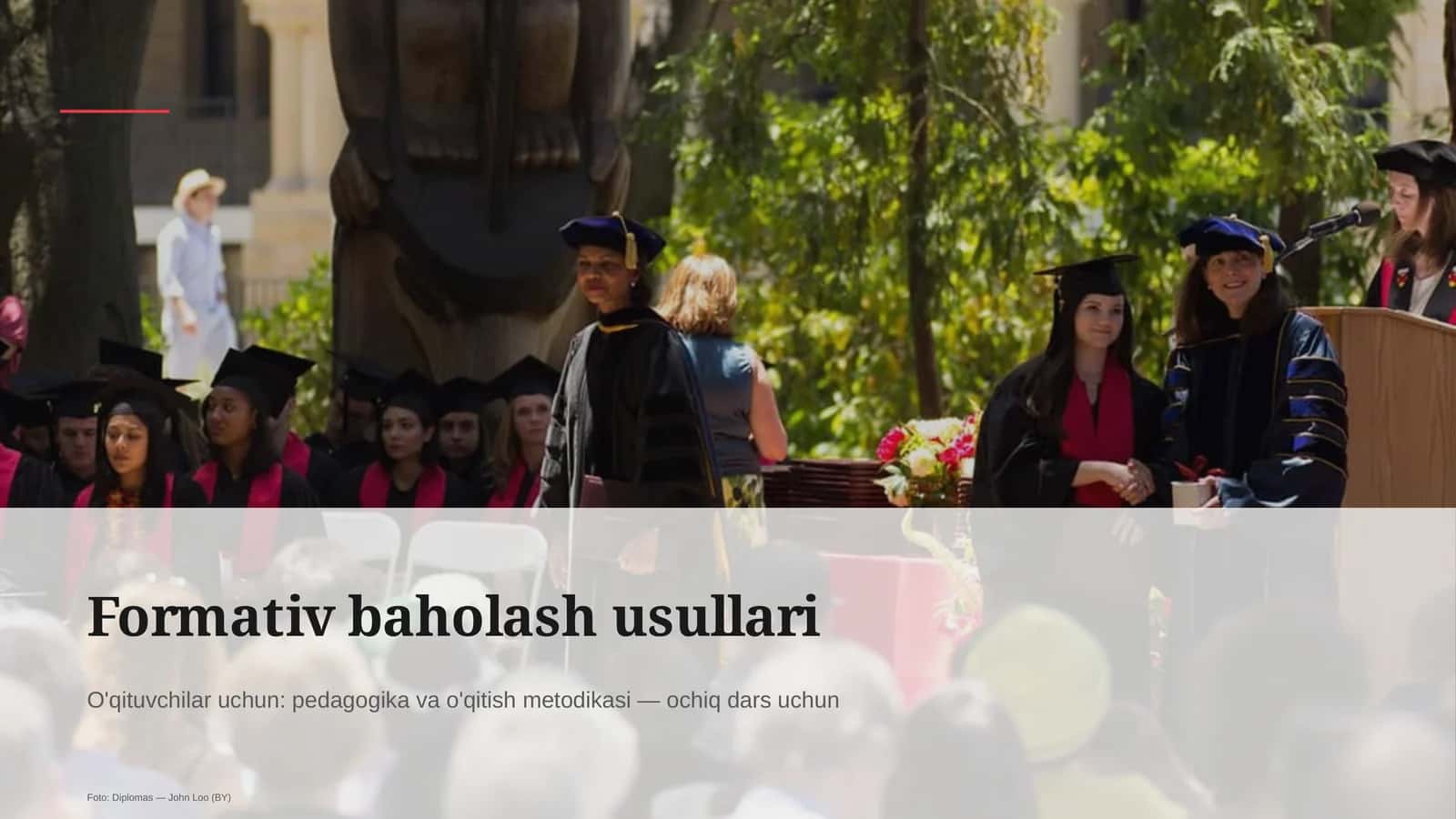 Formativ baholash usullari