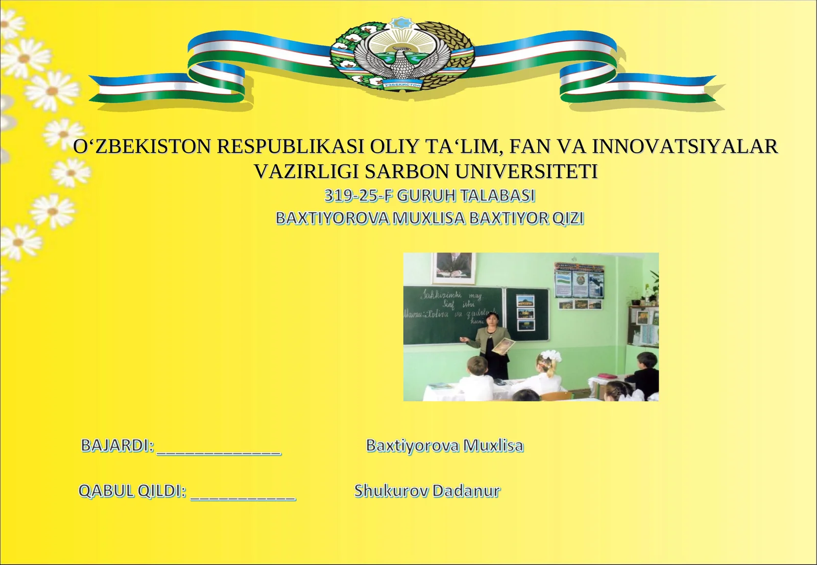 Ona tili darslarida mustaqil ishlarni tahlil qilish