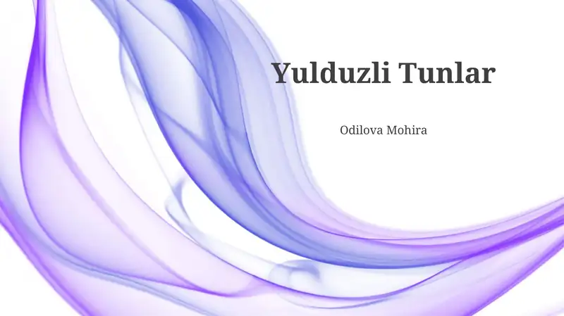 Yulduzli Tunlar