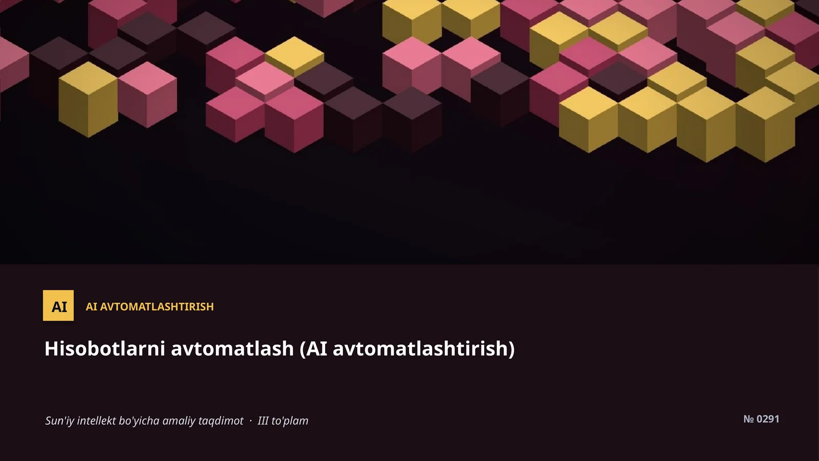 AI AVTOMATLASHTIRISH
