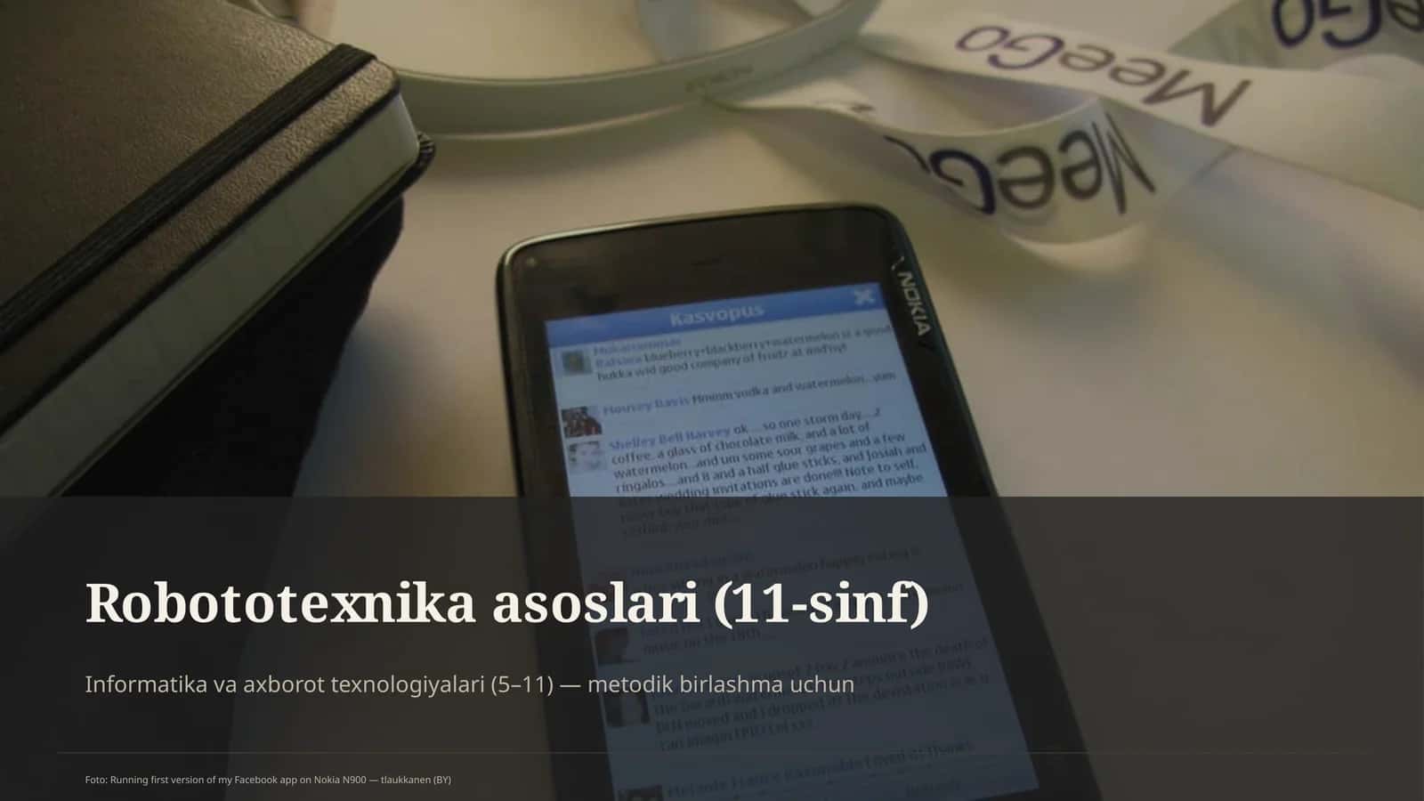 Robototexnika asoslari (11-sinf)
