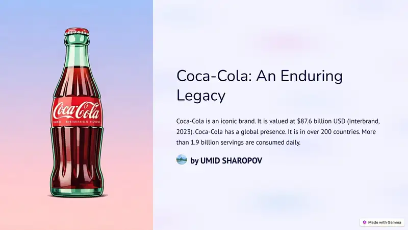 Coca-Cola: An Enduring Legacy