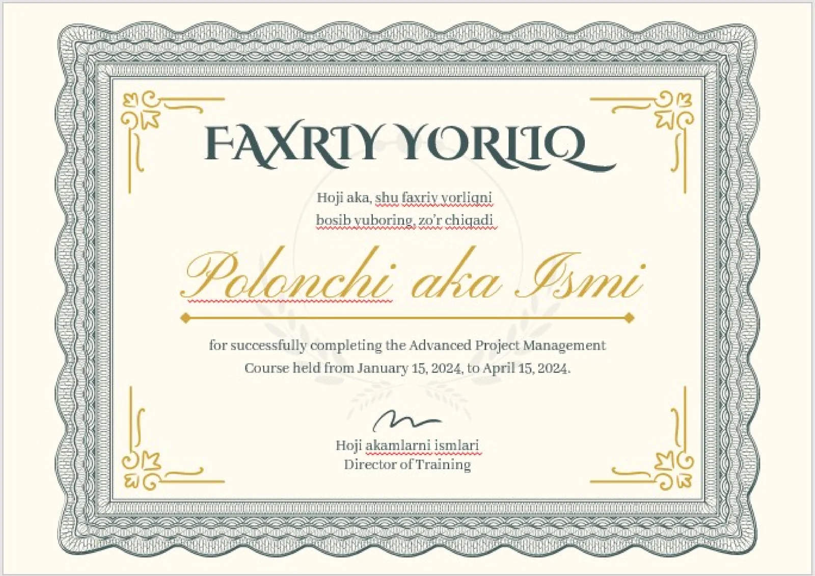 FAXRIY YORLIQ