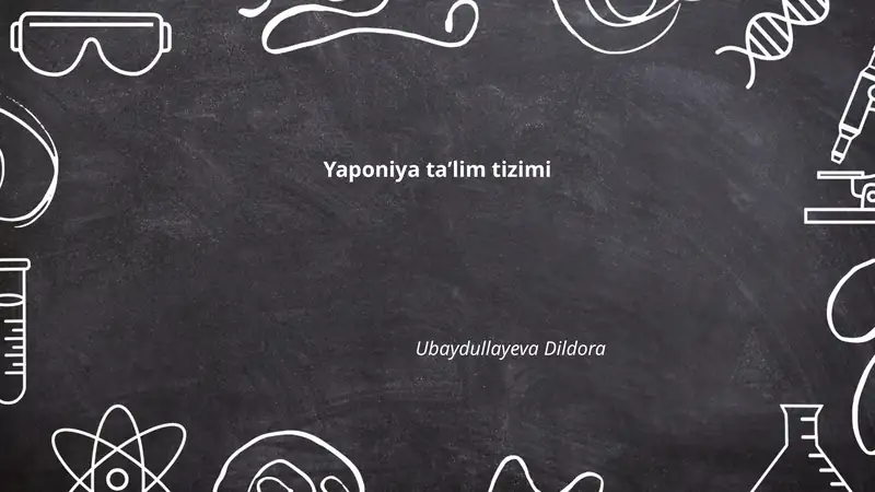 Yaponiya ta'lim tizimi
