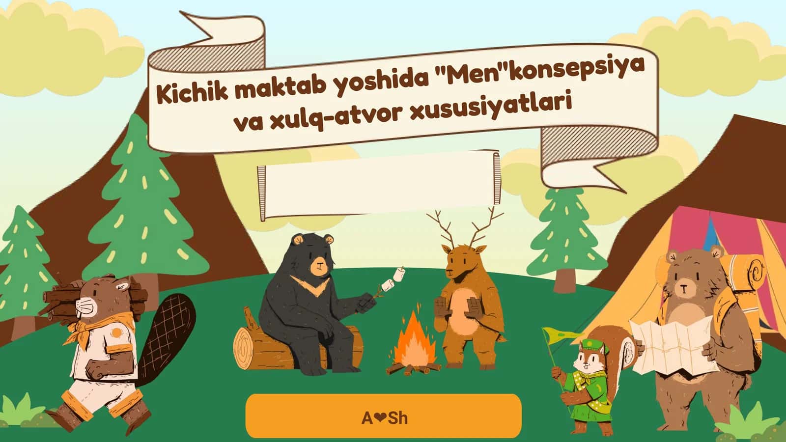 Kichik maktab yoshida Men konsepsiya va xulq-atvor xususiyatlari