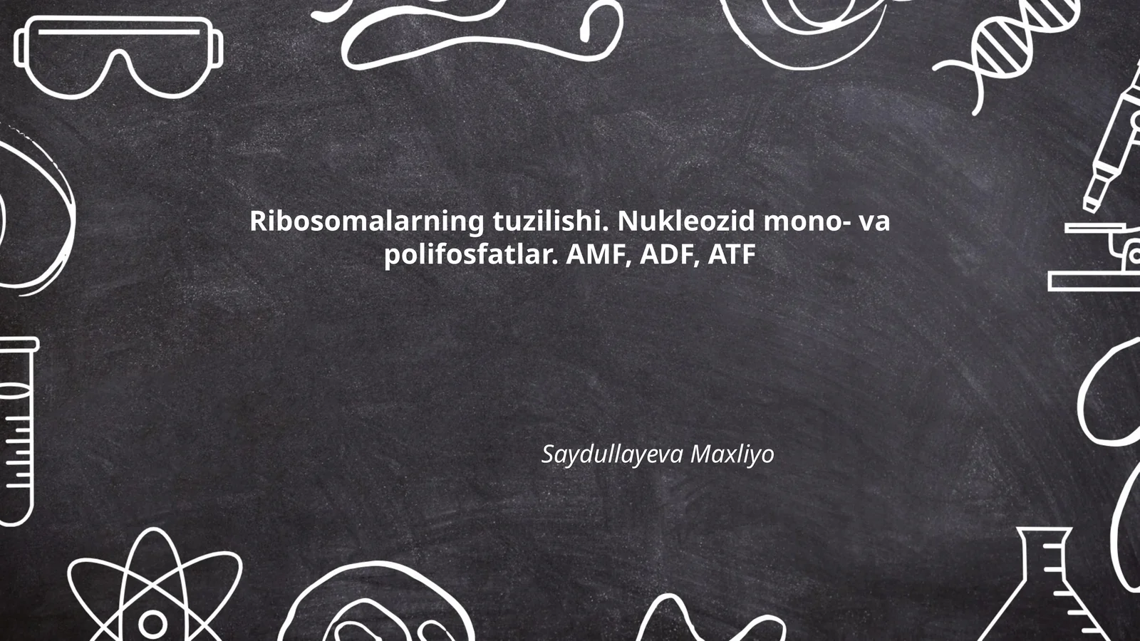 Ribosomalarning tuzilishi