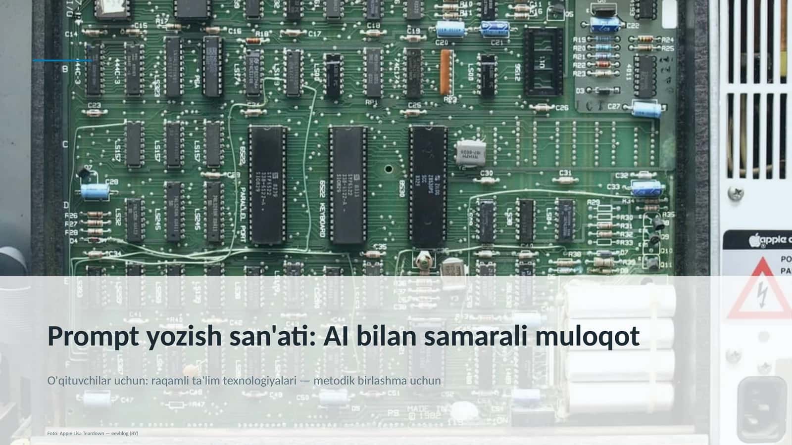 Prompt yozish san'ati: AI bilan samarali muloqot