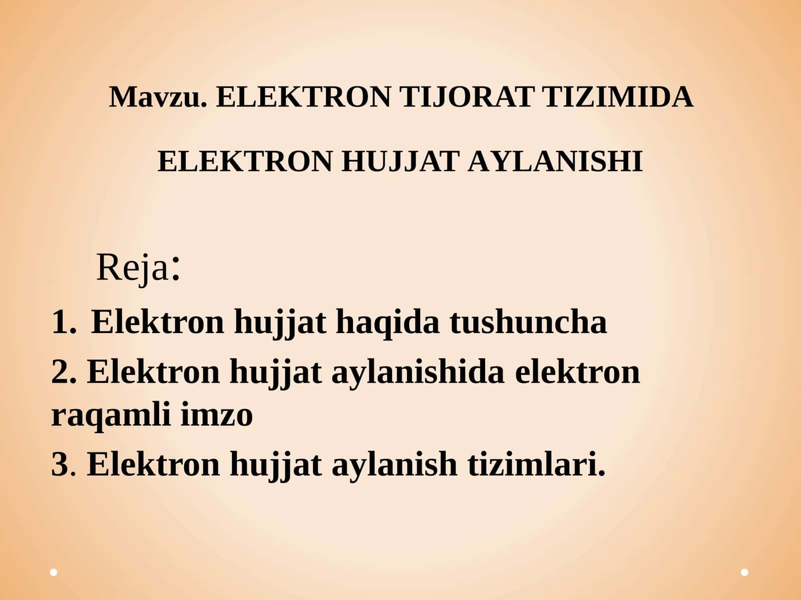 Elektron hujjat aylanishi