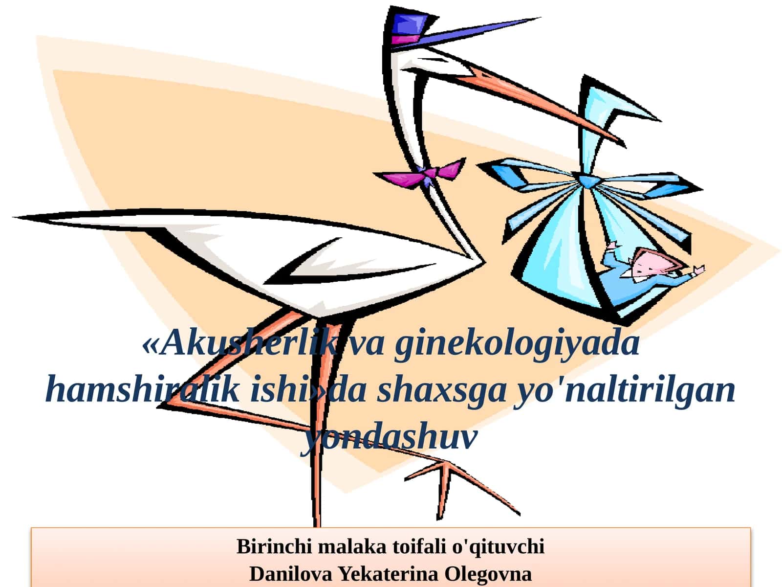 Akusherlik va ginekologiyada shaxsga yo'naltirilgan hamshiralik yondashuvi