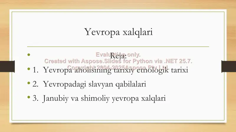 Yevropa xalqlari