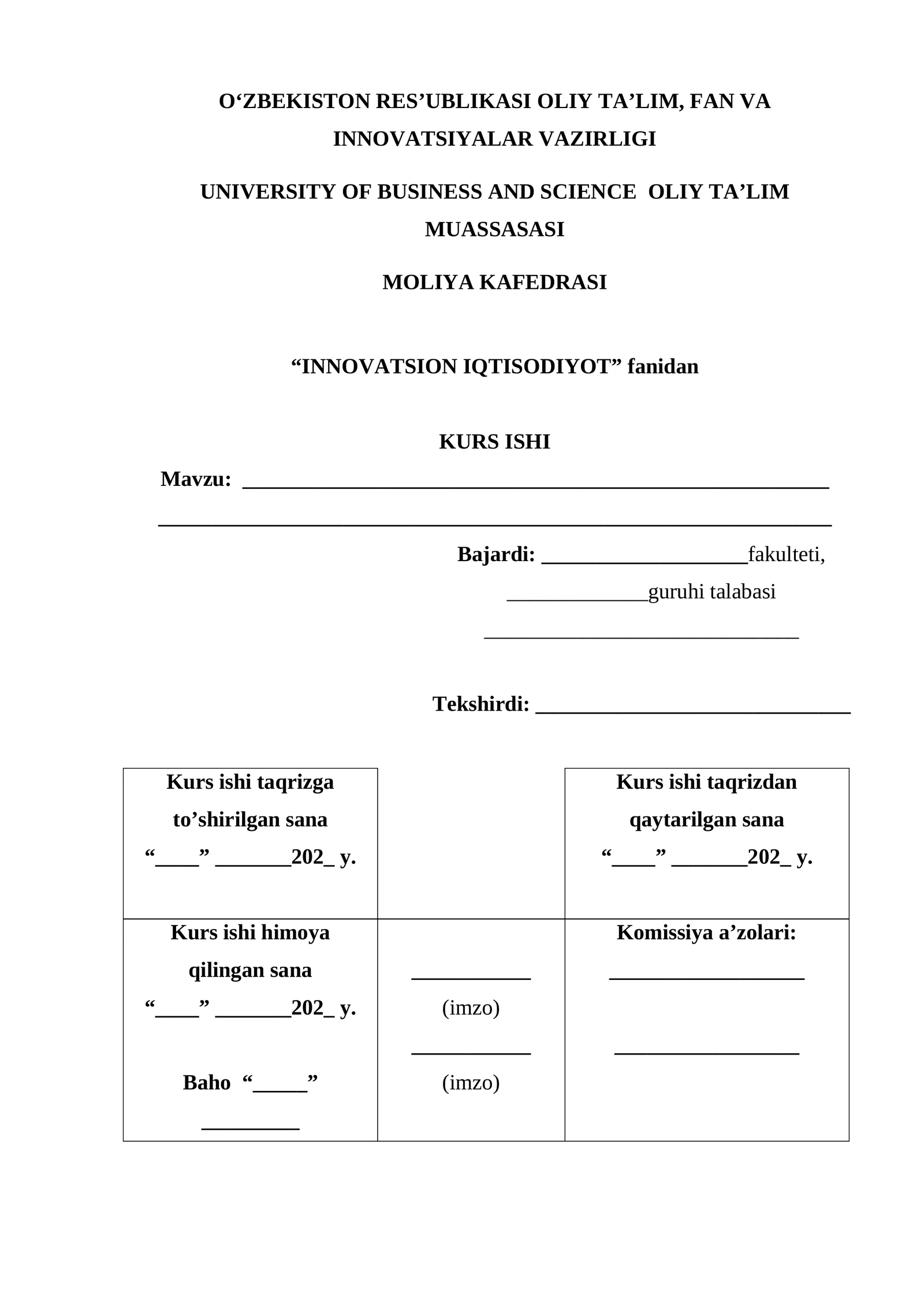 Qishloq xo`jaligida innovatsion texnologiyalarni qo`llash