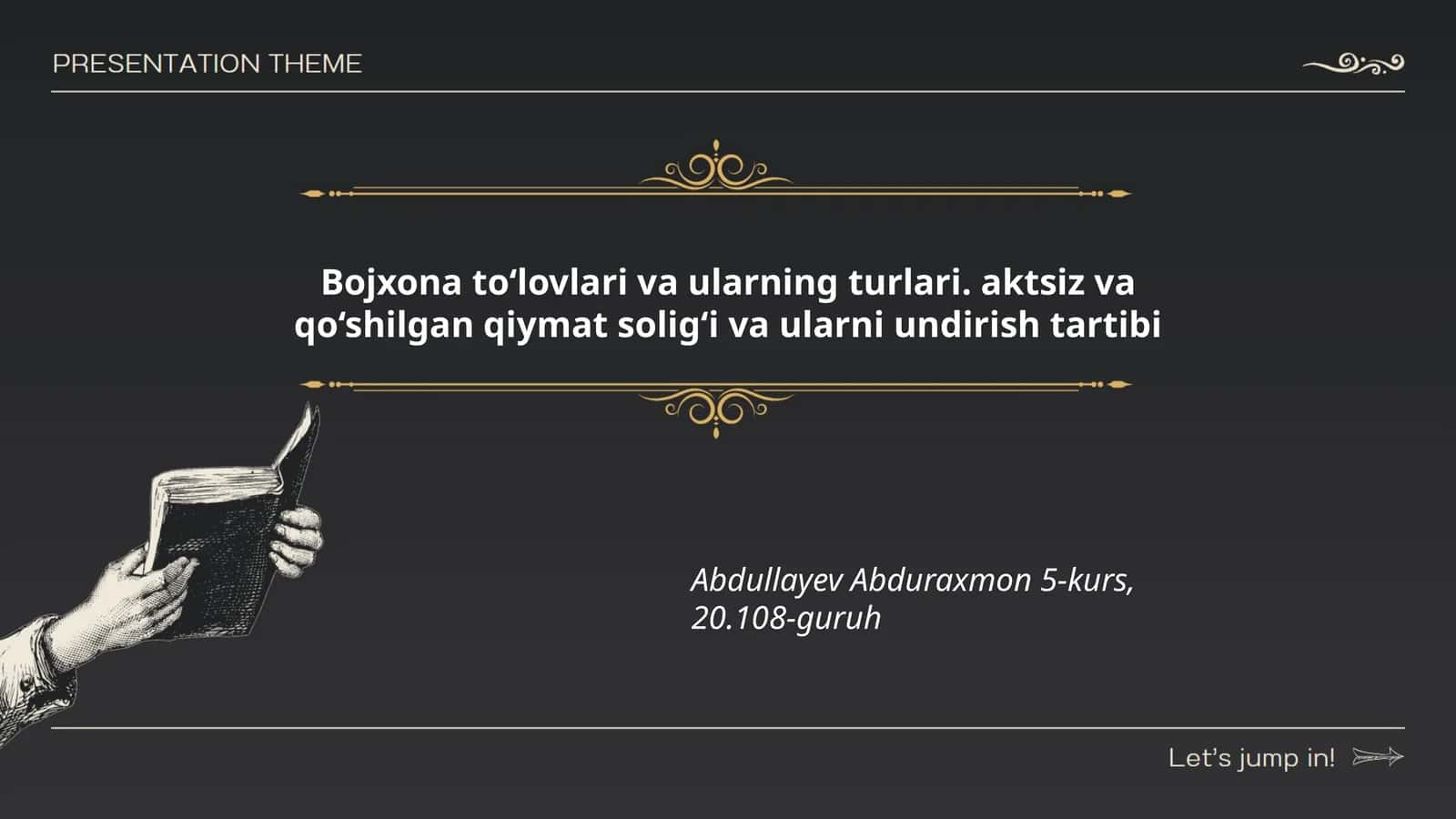 Bojxona to‘lovlari va ularning turlari. aktsiz va qo‘shilgan qiymat solig‘i va ularni undirish tartibi