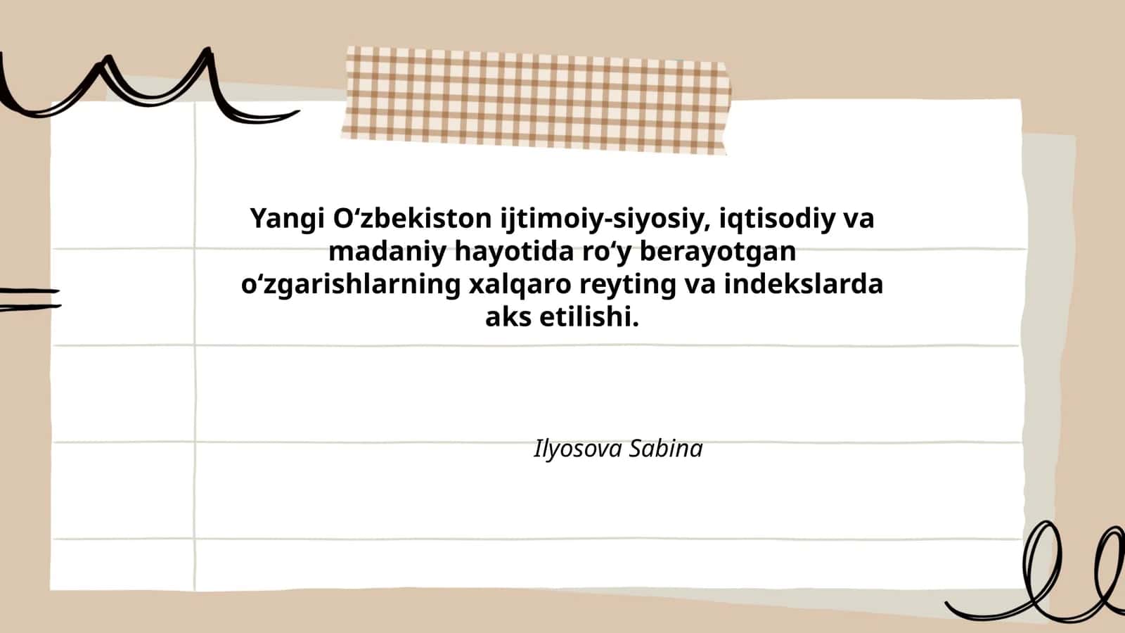 Yangi Oʻzbekistonning xalqaro siyosiy imidji va reytinglar