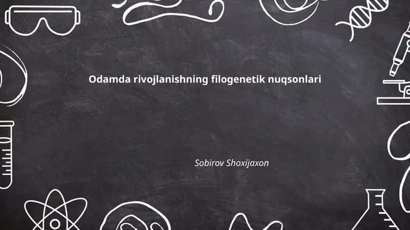 Odamda rivojlanishning filogenetik nuqsonlari