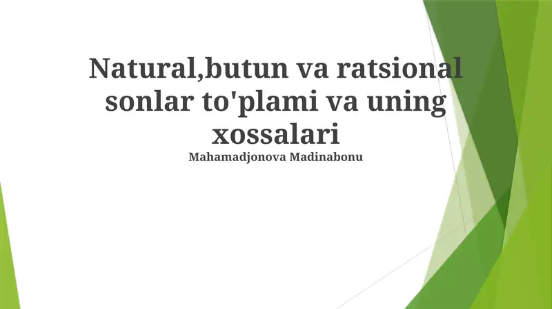 Tabiiy sonlar bo'linmasi