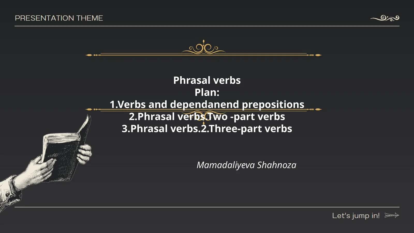 Phrasal verbs