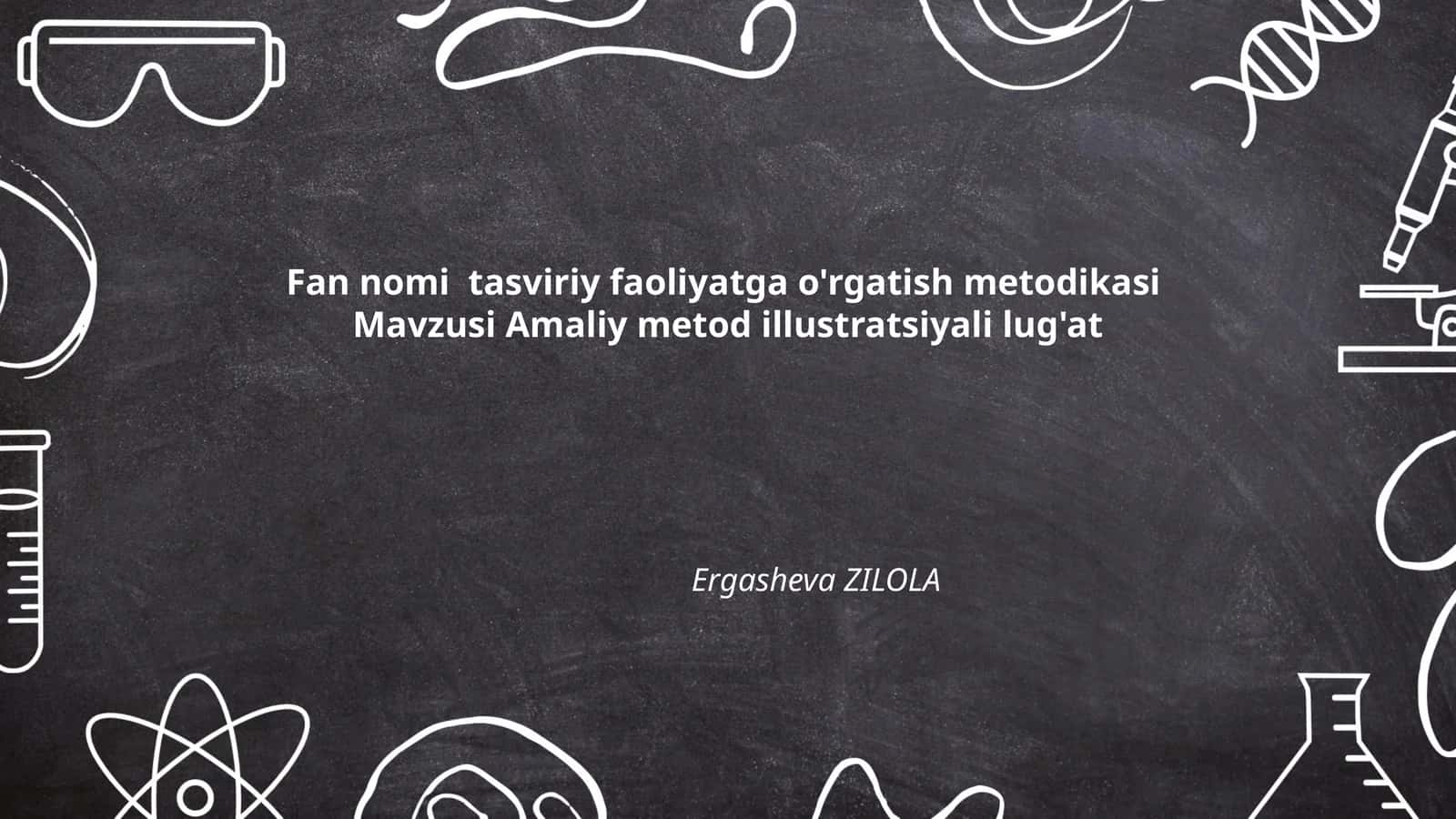 Tasviriy Faoliyatga O'rgatish Metodikasi
