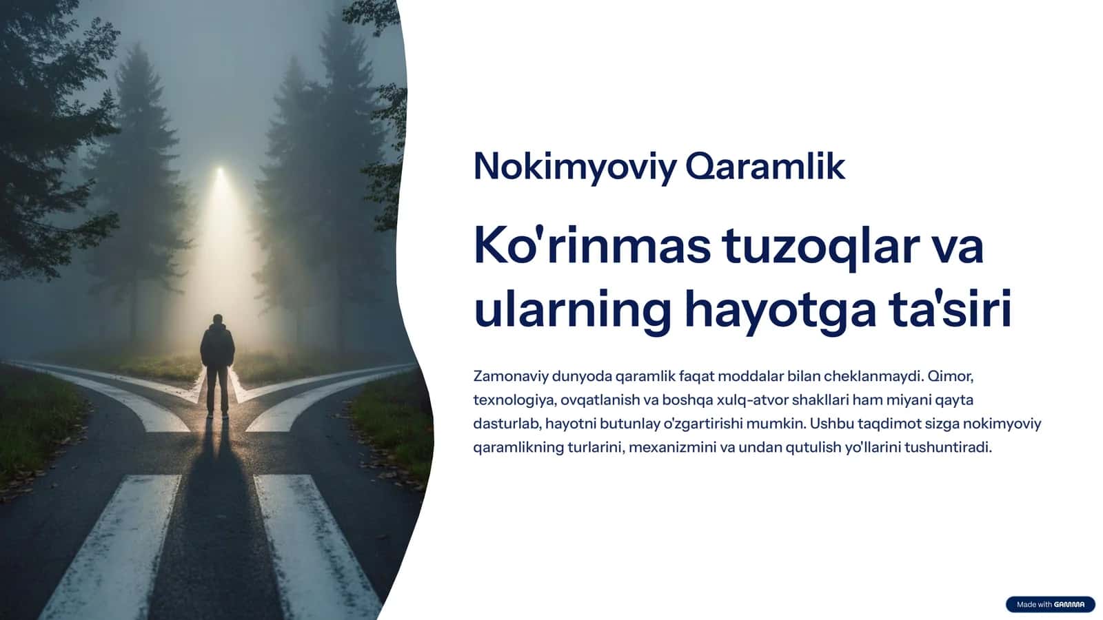 Nokimyoviy Qaramlik turlari