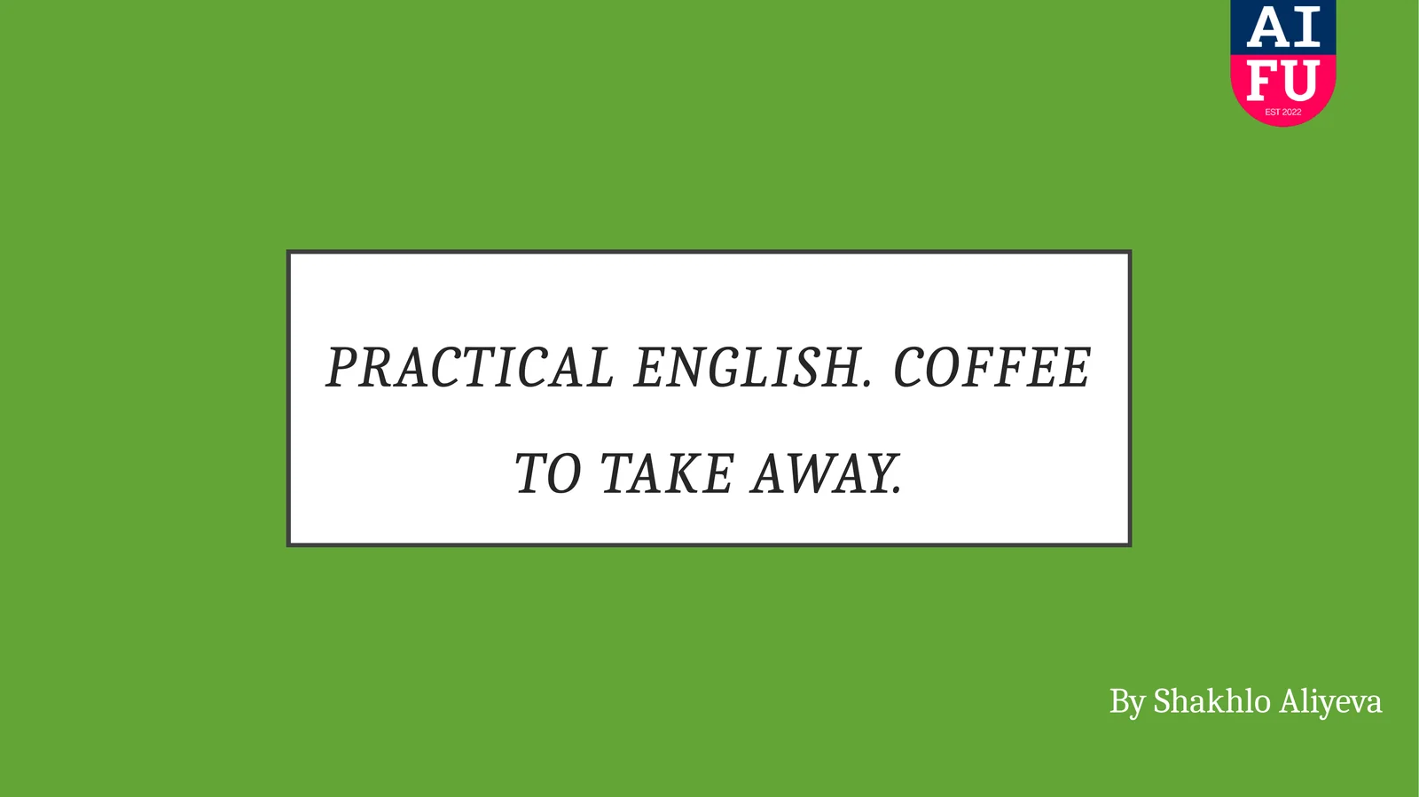 Practical English