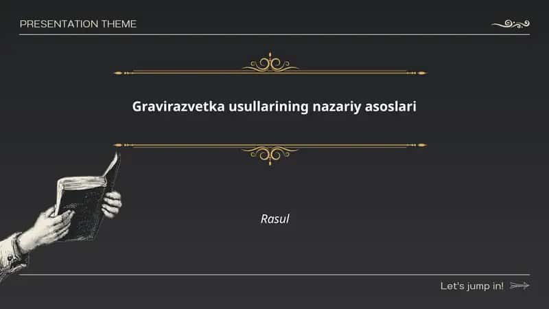 Gravitatsion maydonning fizik asoslari