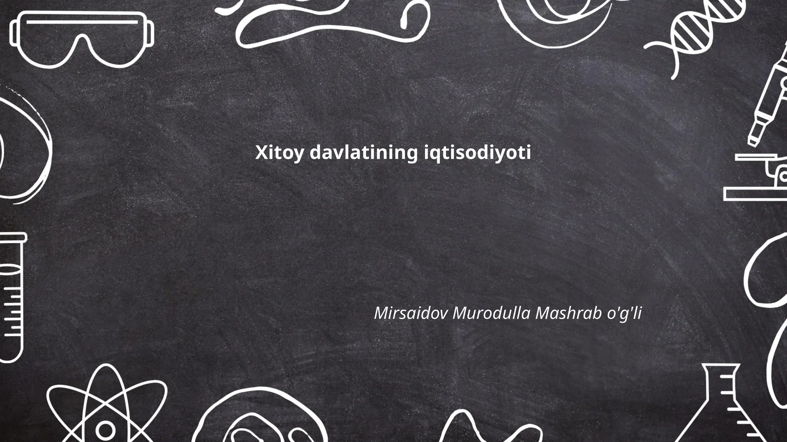 Xitoy davlatining iqtisodiyoti