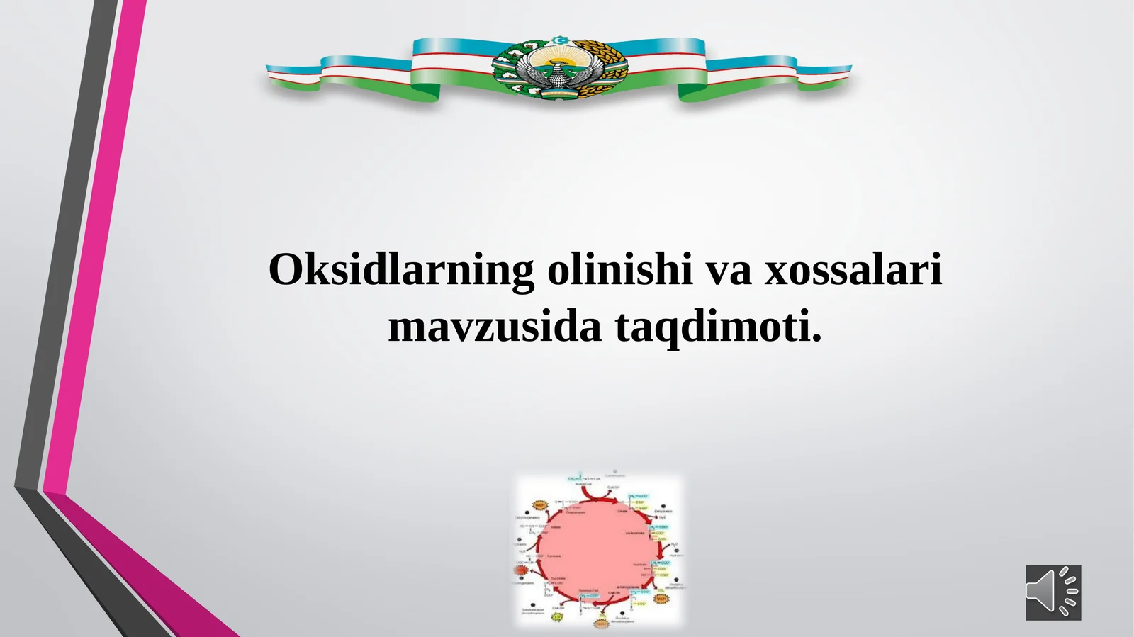 Oksidlarning olinishi va xossalari
