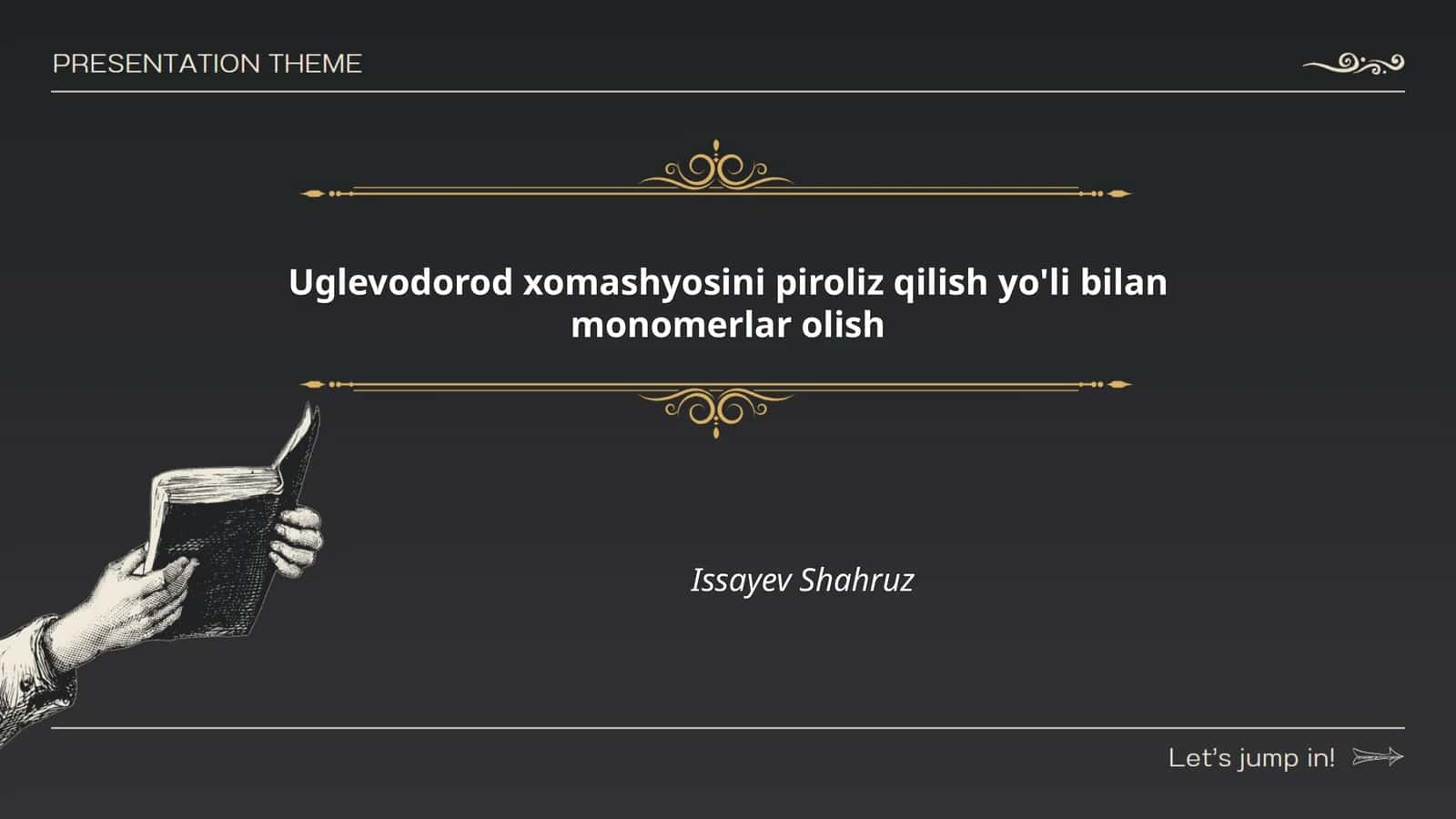 Uglevodorod xomashyosini piroliz qilish yo'li bilan monomerlar olish