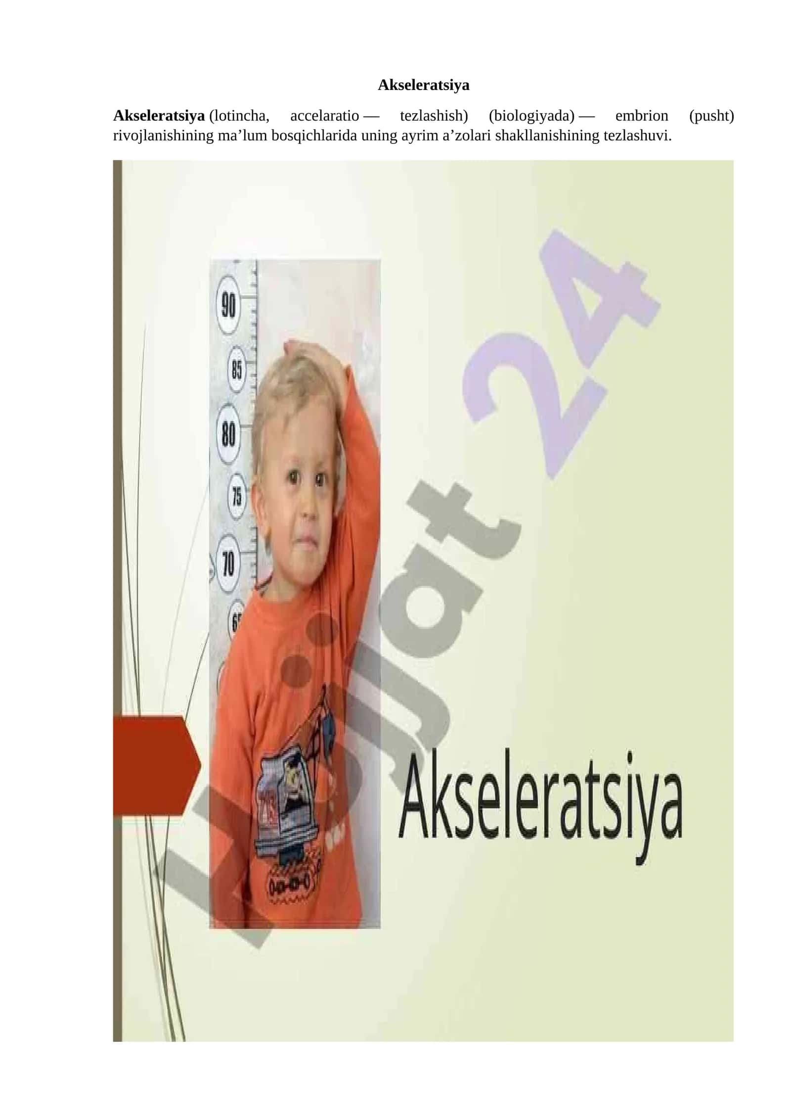 Akseleratsiya
