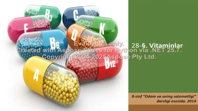 Vitaminlar