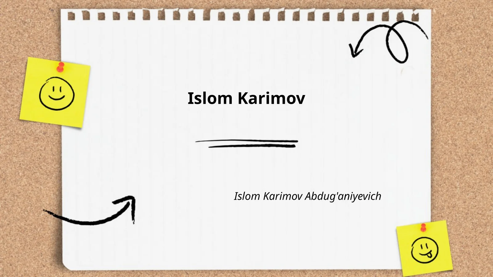 Islom Karimov Abdug'aniyevich