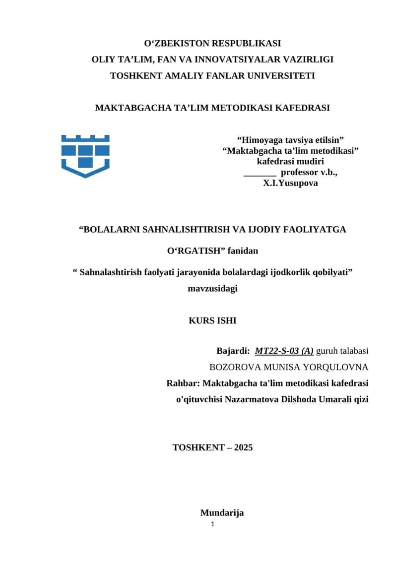 Sahnalashtirish faolyati jarayonida bolalardagi ijodkorlik qobilyati.docx