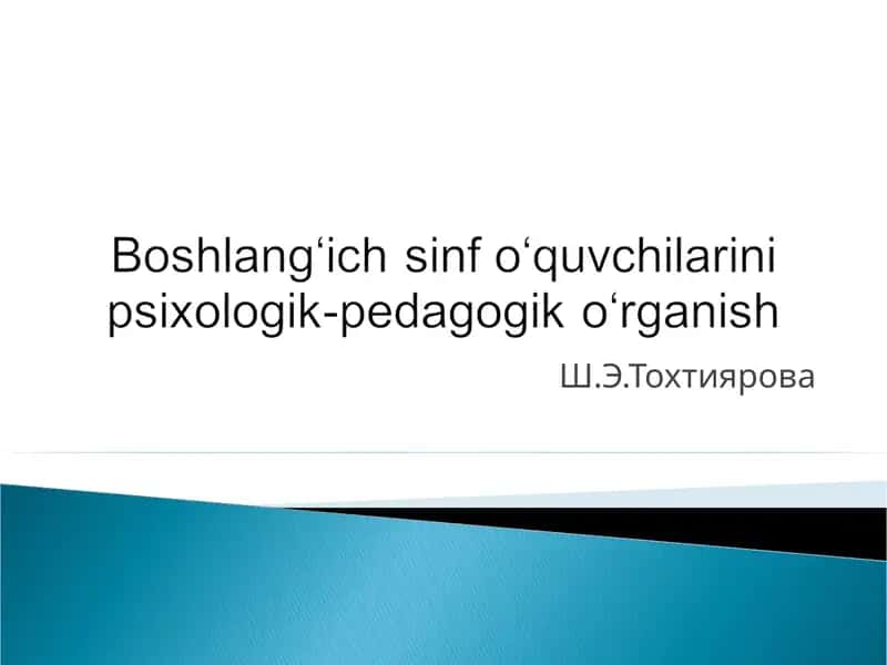 Psixologik tekshirish