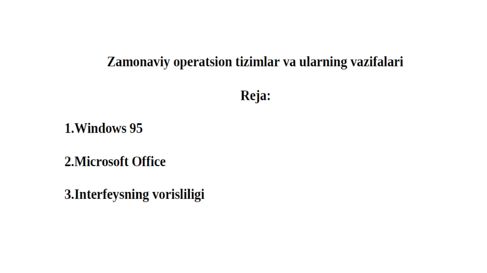WINDOWS 95