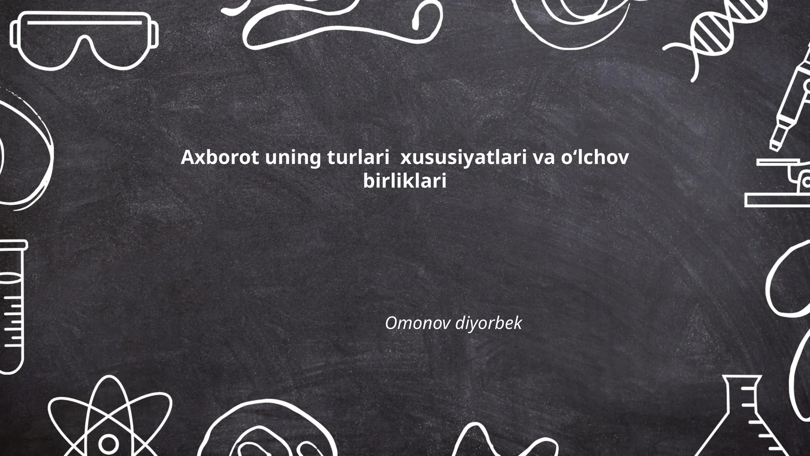 Axborot turlari