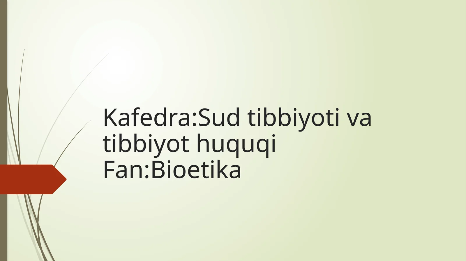Tibbiyetika