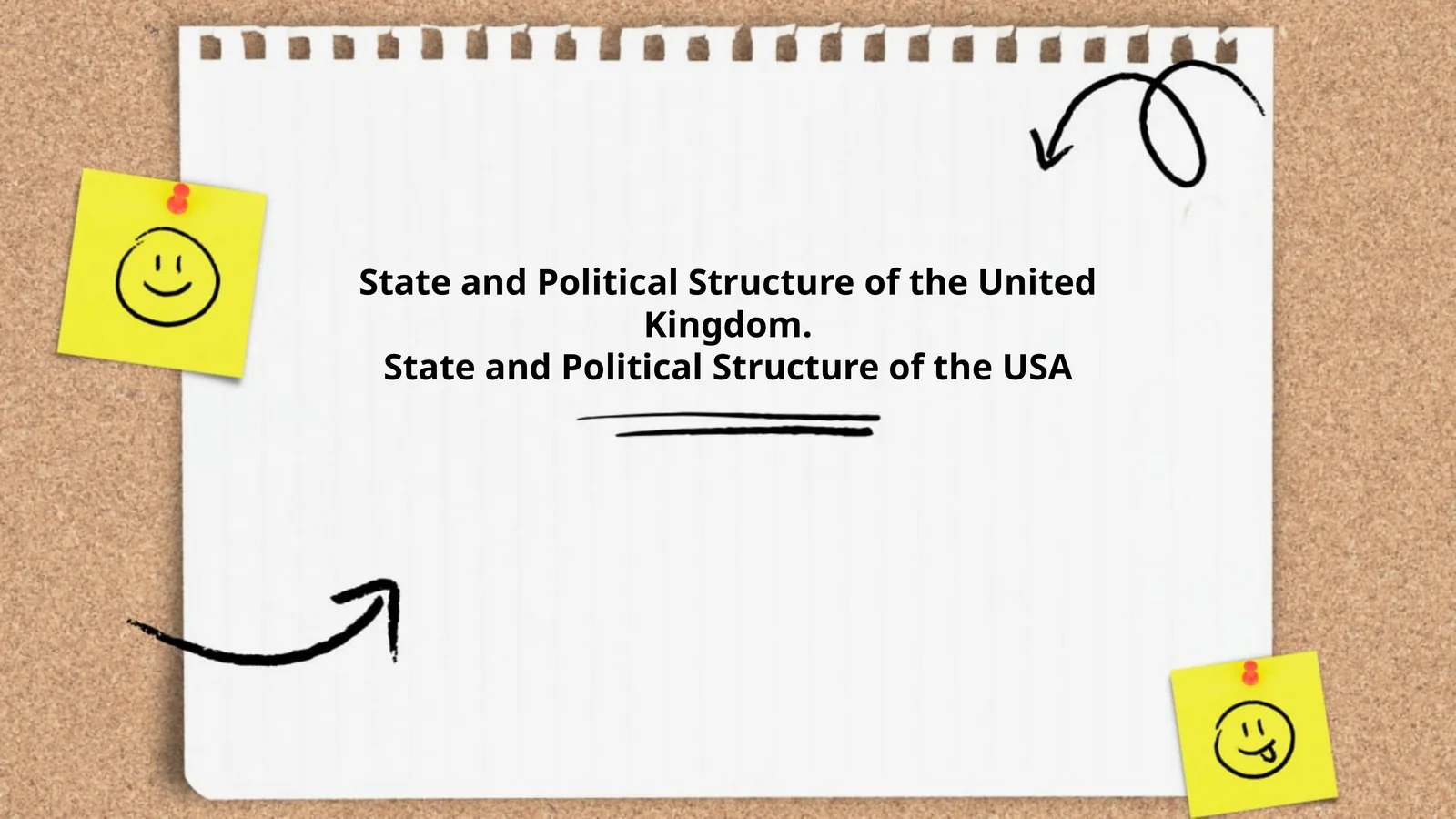 State and Political Structure of the United Kingdom.State and Political Structure of the USA