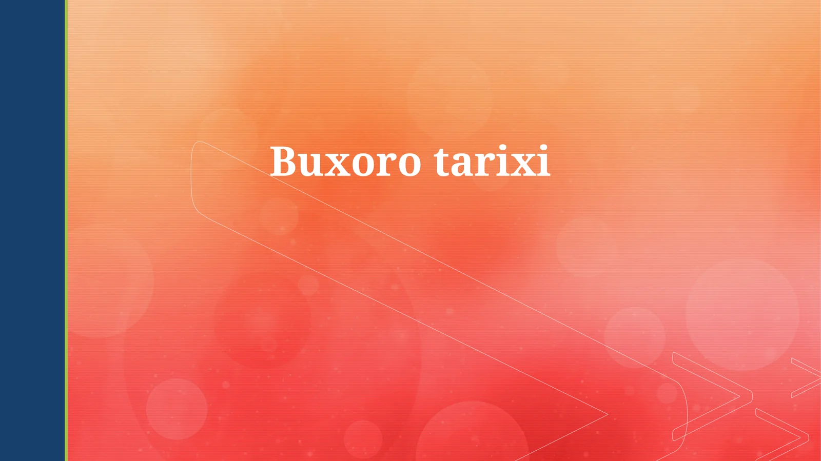 Buxoro tarixi