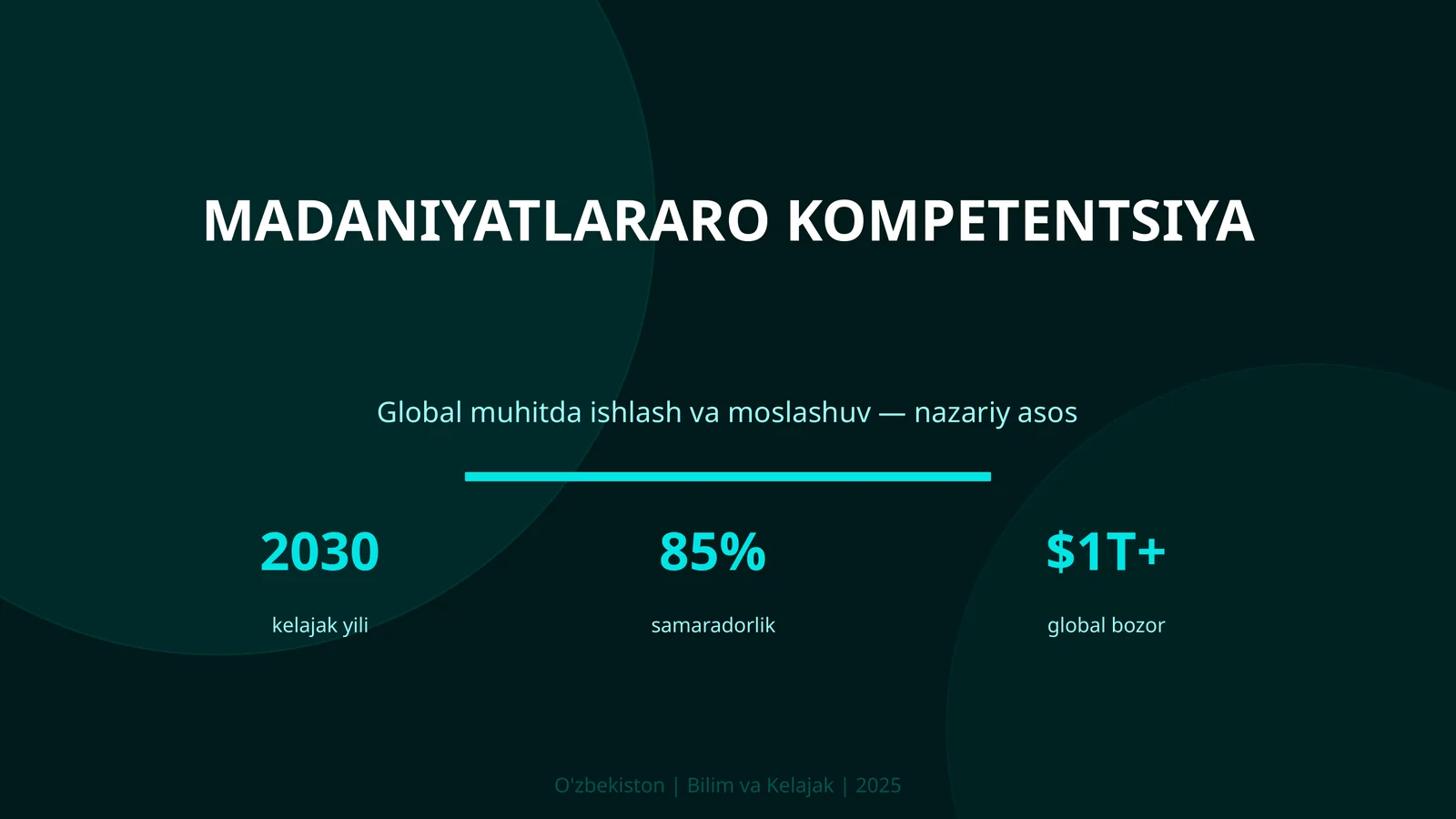 Madaniyatlararo kompetentsiya