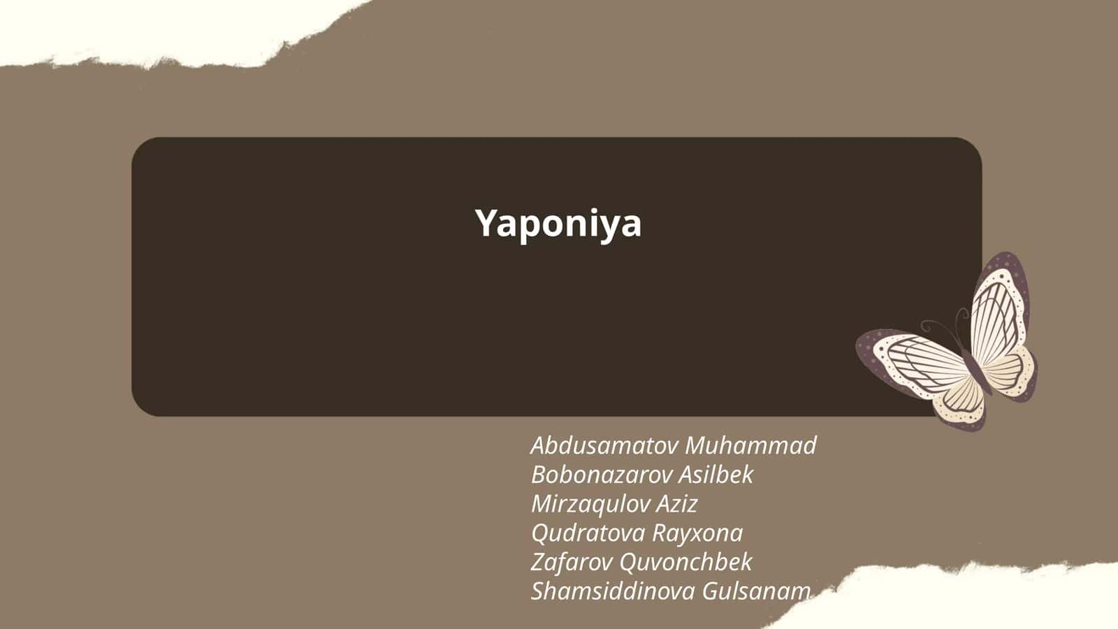 Yaponiya geografiyasi va tabiati