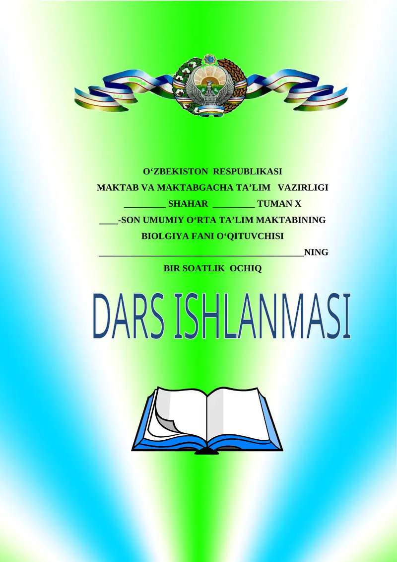 EMBRIONAL RIVOJLANISH DAVRI