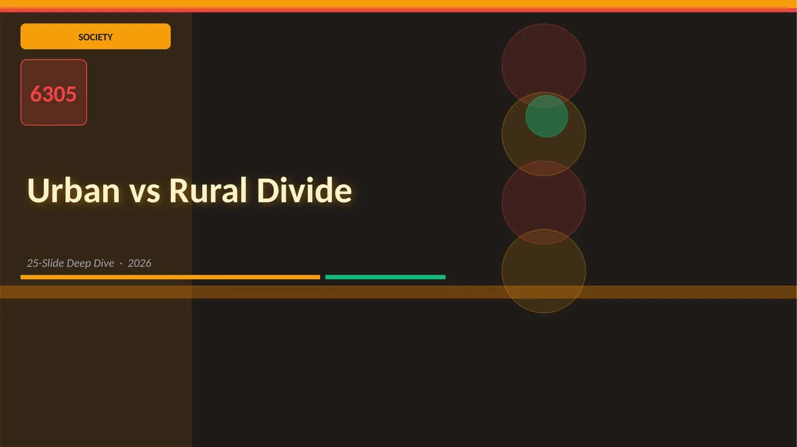 Urban vs Rural Divide