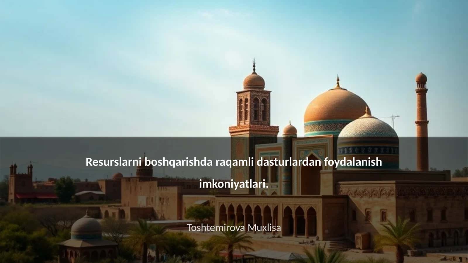 Raqamli dasturlar va ularning ta'rifi
