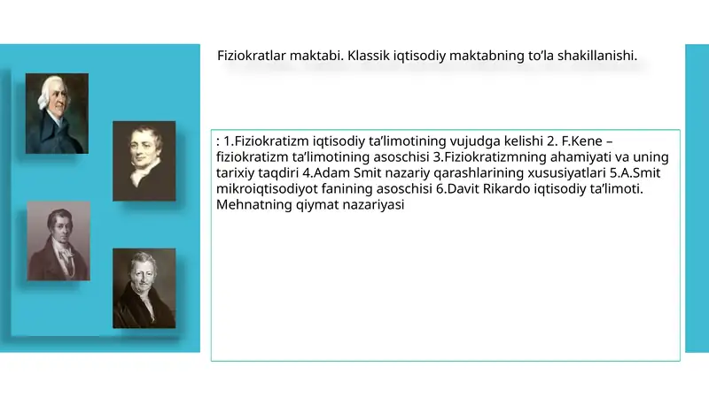 Fiziokratlar Maktabi