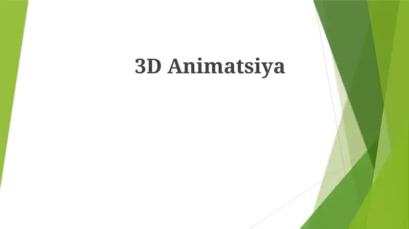 3DAnimatsiya