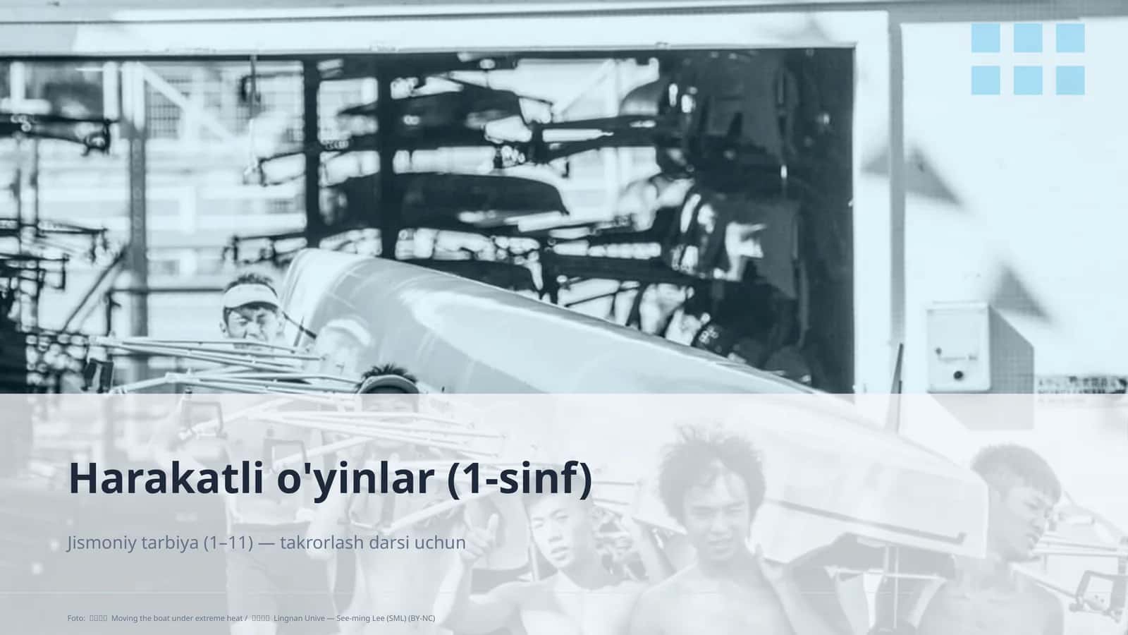 Harakatli o'yinlar (1-sinf)