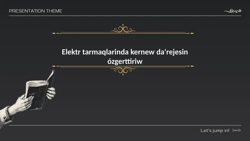 Transformatorlar ha’m kernew da'rejesin o'zgertiriw prinsipleri