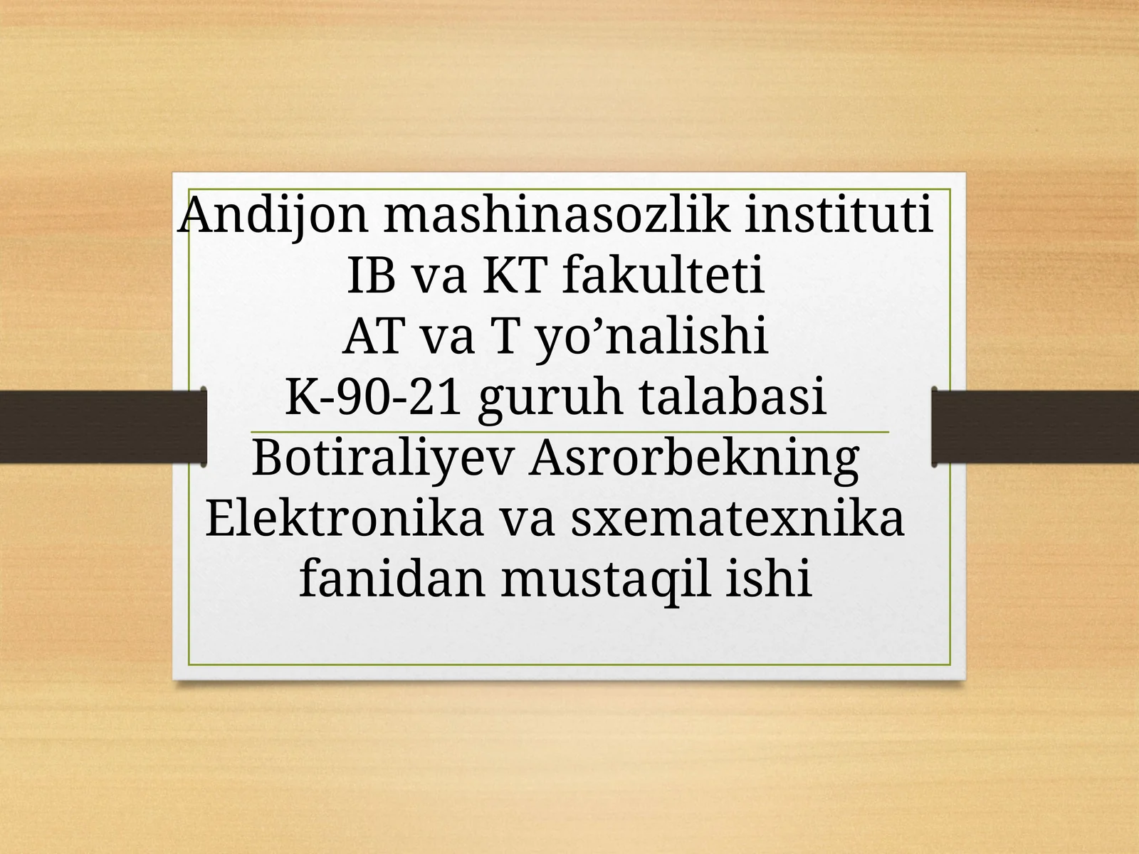 Pastchastotalito’g’irlovchidiodlar