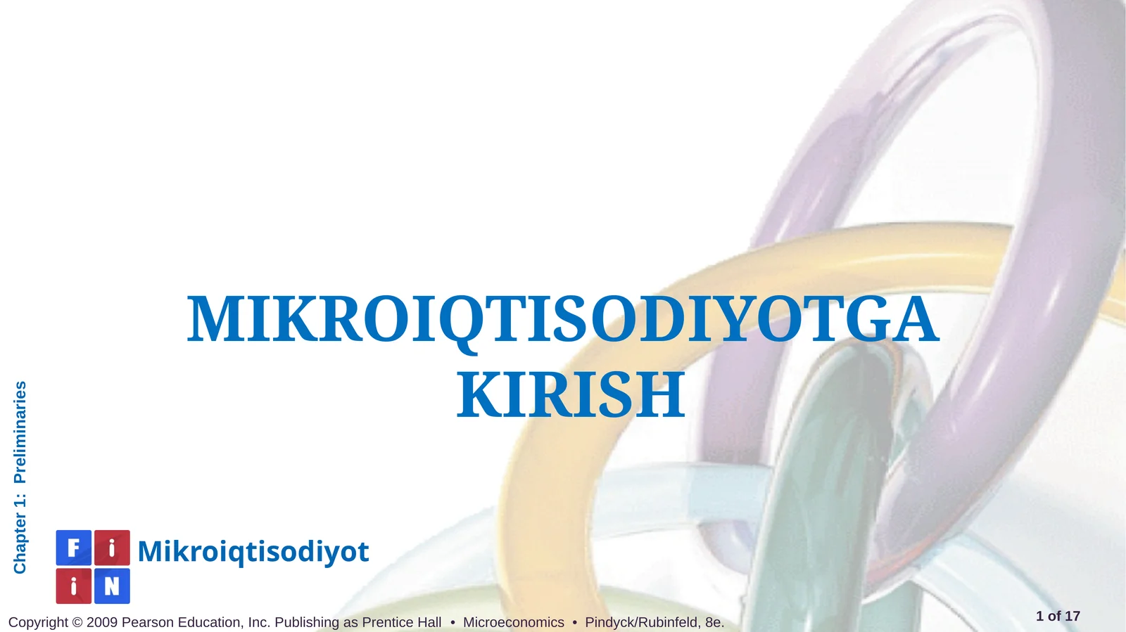MIKROIQTISODIYOTGA KIRISH