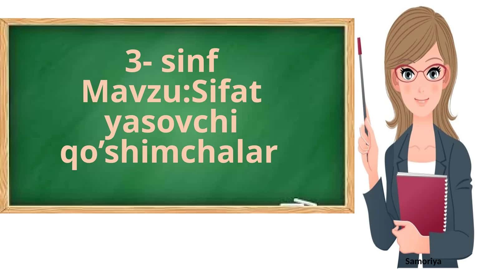 Sifatyasovchiqo’shimchalar